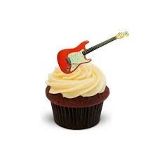 Rote gitarren · song · 2015. Rote E Gitarre 12 Essbare Hochwertige Stehende Kuchen Toppers Red Electric Guitar Amazon De Lebensmittel Getranke