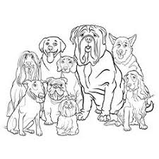 Group Of Dogs Puppy Coloring Pages Dog Coloring Page Dog Coloring Book