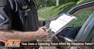 How long does a speeding ticket affect your insurance. How Does A Speeding Ticket Affect My Insurance Rates Velox Insurance