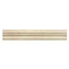 A decorative border is an easy way to add interest and style to a backsplash, wall or floor design. Seven Seas Crema Marfil 2 X 12 Polished Marble Chair Rail Tile Trim In Beige Wayfair