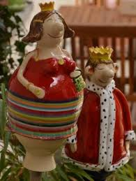 Handgefertigte Keramik Detailansicht Gartenfiguren Gartenfiguren Keramik Handgefertigt