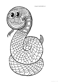 Mandala Da Colorare Per Bambini Il Serpente Disegni Mammafelice Con