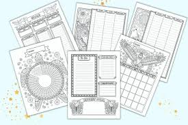 Choose a sunday or monday start calendar and enjoy your cute cats planner! Free Printable Spirit Animal Printable Bullet Journal Planner Pages The Artisan Life