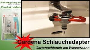 Gardena hat alles für die bewässerung deines gartens. Gardena Adapter Auf Wasserhahn Indoor Badezimmer Wasserhahn Youtube