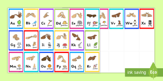 Thank you, {{form.email}}, for signing up. Printable British Sign Language Alphabet Flashcards
