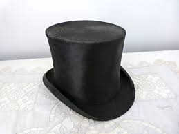 Antique French Beaver Boy S Top Hat Black Opera Theater Gibus Steampunk Top Hat Victorian Child Stovepipe Top Hat W Monograms Stamp Bow In 2021 Steampunk Top Hat French Antiques Top Hat