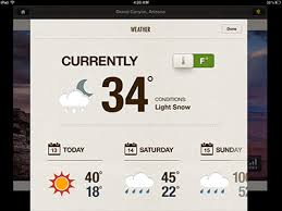 Weather On Ipad Iphone App Design App Design Web Design