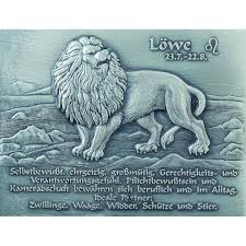 Mit dem widder teilt der löwe die lebensfreude und die herrschsucht. Reliefplatte Sternzeichen Lowe Gunstig Online Kaufen