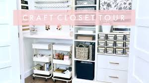 An art or craft room, at its core, is a type of production facility. Craft Closet And Planner Cart Organization And Tour Youtube