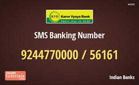 Verify your mobile number (please use the same number which is linked in your karur vysya bank account) step 3. Karur Vysya Bank Kvb Sms Mobile Banking Number Keywords