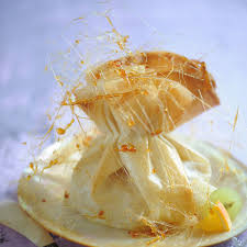 Aumonieres De Fruits Aux Cheveux D Ange Recettes Recette Recettes De Cuisine Recette Cheveux D Ange