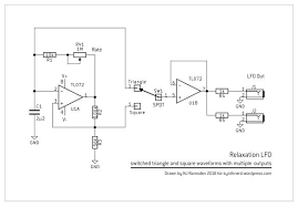 Synth Diy The Relaxation Lfo Diy Guitar Pedal Electrical Diagram Triangle Wave