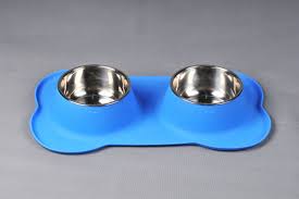 Sailing Silicone Stainless Steel Spill Proof Dog Bowl Pets Cats Feeder Bowls Food Water Feeding Travel Bowl Bpa Free Blue P Dog Bowls Travel Bowl Pet Bowls