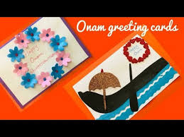 This video shows ideas on how to make greeting cards. Onam Special Greeting Cards Making At Home Ll Onam Festival Greeting L Happy Onam Crafts Youtube