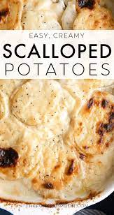 Classic Scalloped Potatoes Recipe The Forked Spoon Recipe Scalloped Potatoes Scalloped Potato Recipes Recipes