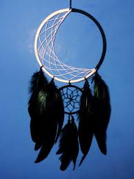 Black And White Dream Catcher Pictures Moon Illusion Large Double Dream Catcher White Web And Black Web Black Feathers 15cm Diameter Drea Dream Catcher Dream Catcher Tutorial Dream Catcher Craft