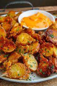 Crispy Parmesan Roast Potatoes Recipe Parmesan Roasted Potatoes Recipes Roasted Potato Recipes