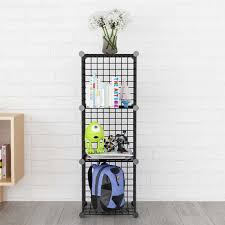 Model rak buku single double tinggi 200 cm starting adjoining 2.332.000. Jual Rak Buku Besi Rak Serbaguna Rak Toys Storage Box Lemari Susun 3 Kotak Terbaru Juli 2021 Blibli