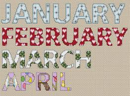 Maybe you would like to learn more about one of these? Free Pattern Jan Thru April Cross Stitch Patterns Cross Stitch Cross Stitch Letters