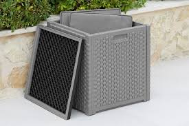Auflagenbox kissenbox kunststoff xxl wasserdicht. Garten Gut Kissenbox 160 Liter Kissenbox Zur Praktischen Und Schutzenden Aufbewahrung Von Sitzpolstern Fur Den Balkon Online Kaufen Otto