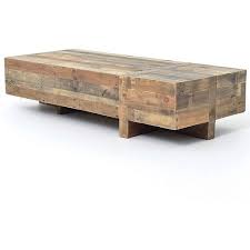 Angora Reclaimed Wood Block Rustic Coffee Table 68 Liked On Polyvore Featuring Home Furn Reclaimed Wood Coffee Table Coffee Table Wood Rustic Coffee Tables