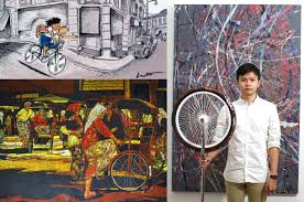 Six months from now we'll be 8,000 kilometers south of the equator somewhere on the south island of new zealand. World Bicycle Day How Pedal Power Has Been Celebrated Through Art In Malaysia The Star