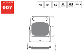 Goldfren Brake Pads Brake Pads Reference