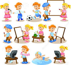 The best selection of royalty free hobbies clipart vector art, graphics and stock illustrations. Children Are Engaged In The Hobbies Royalty Free Cliparts Vectors And Stock Illustration Image 17686314