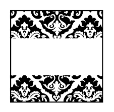 Black And White Labels Printable Oh My Fiesta In English Black And White Damasks Free Printable Toppers And Labels Free Printable Party Invitations Party Printables Free Free Printables