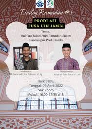 Mengupas Makna Ramadhan Melalui Dialog Prodi AFI