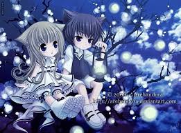 Twinkles Blog Anime Animal People Anime Blue Anime Anime Wallpaper