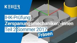 Brauche hilfe für einen arbeitsplan. Simulation Zur Ihk Abschlussprufung Teil 2 Fur Zerspanungsmechaniker Innen Sommer 2017 Frasen Youtube