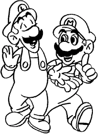 Mario bros is an arcade game created by nintendo in 1983 where mario is a plumber a mario's game was created for each video game console of nintendo. Mario And Luigi Coloring Pages For Kids Super Mario Coloring Pages Mario Coloring Pages Disney Coloring Pages