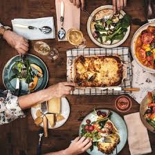 If you're pairing sides to go with this lasagna, try mexican coleslaw recipe or easy refried bean dip. Premium Photo Dinner Party With Homemade Lasagna And Quiche