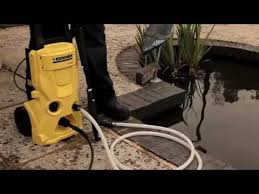 It accepts standard north american garden hoses and includes a filter to help keep debris out of the pressure how to use garden hose protector. How To Use A Karcher Pressure Washer With A Water Butt And Suction Nozzle Youtube