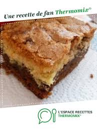 Brookie A La Fois Brownie Et Cookies Recette Recette Dessert Rapide Thermomix Thermomix Recette