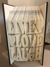 Live Love Laugh Combi Book Folding Pattern Book Folding Patterns Book Folding Patterns Free Folded Book Art