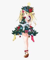Transparent Contemporary Christmas Tree Clipart Cute Merry Christmas Anime Hd Png Download Kindpng