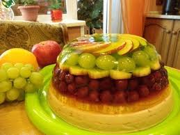 бисквитный торт с желе и фруктами рецепт с фото Pin Na Doske School Chef Ru Recepty Luchshee