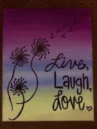 Live Laugh Love Canvas Canvas Painting Diy Diy Art Projects Canvas Painting Crafts