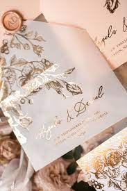 Acrylic Wedding Invitations Clear Wedding Invitations Acrylic Wedding Invitations Gold Wedding Invitations