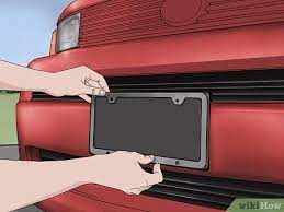 Align your chosen frame with your license plate. 4 Ways To Install A Front License Plate Wikihow