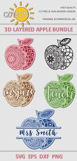 Download 3d Layered Apple Svg 3d Layered Mandala Apple Mini Bundle 679179 Cut Files Design Bundles