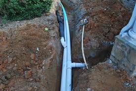 So as you can see. Some Times Drainage Solutions Are Best Accomplished With Solid Surface Runoff Areas That Double As Patio Exstensions Peachtree City Landscaper Installs An Underground Drain Systems Using 6 Pipe Gravel Pits Downspout Drains Curb Drains Even Channel