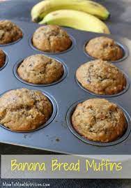 Easy Banana Bread Muffins Mom To Mom Nutrition Recipe Banana Muffin Recipe Easy Banana Bread Banana Nut Bread