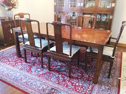 Choose from a wide selection of simple, elegant, and stylish dining room furniture that will help you design the perfect gathering space for your family and guests. Lot Henredon Asian Dining Room Table And 6 Chairs