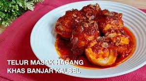 Resep bumbu soto banjar memang cukup unik dengan takaran pas, yuk silahkan tahap demi tahap cara bikin bumbu soto ayam asli banjar. Telur Masak Habang Khas Banjar Kalimantan Selatan Masakan Banjar Kalsel Youtube