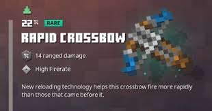 How do you craft a bow and arrow in minecraft? Rapid Crossbow Minecraft Dungeons Gamewith