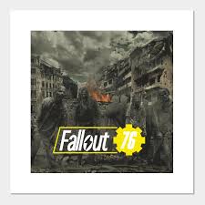 The perennially cheery vault boy character is pictured in a repeat pattern design wearing the trademark blue and. Fallout Ghouls Fallout 76 Posters And Art Prints Teepublic