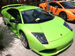 Lime Green Lambo Car Expo Dream Cars Vehicles